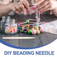 thumbnail image 3 of Bead Needles Plastic for Jewelry Makers Diy Projects 5Pcs 16x0.5in, 3 of 8