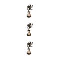 thumbnail image 1 of Transemion Stainless Steel Classic Pattern Candle Holders With Vivid Images For Halloween Decor Spooky B 3Set, 1 of 6