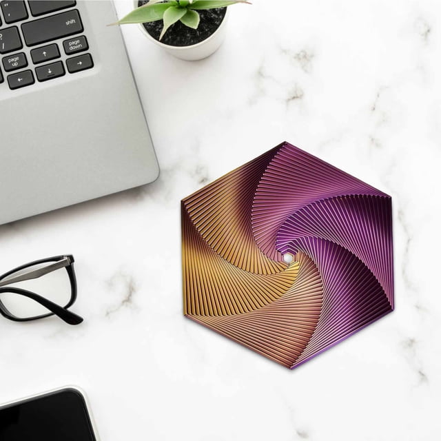 Herunwer Fidget Printed Fidget Toy Printed Geometric Fidget Mindful Tool Sensory Toys For Adults