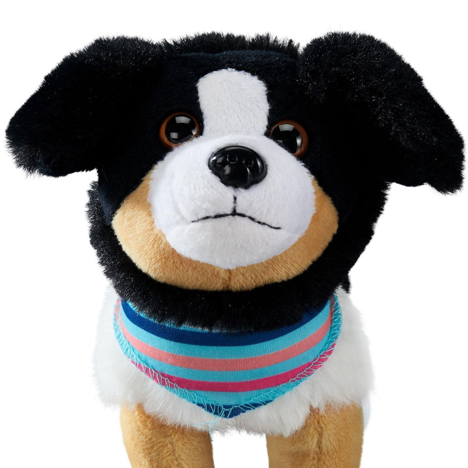My Life As Plush Pet Companion for 18” Dolls, 1 Piece, Brown, Black, and White Dog