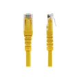 thumbnail image 3 of StarTech.com 1ft CAT6 Ethernet Cable, 10 Gigabit Molded RJ45 650MHz 100W PoE Patch Cord, CAT 6 10GbE UTP Network Cable with Strain Relief, Yellow, Fluke Tested/Wiring is UL Certified/TIA - Category 6 - 24AWG (C6PATCH1YL) - Patch cable - RJ-45 (M) to RJ-45 (M) - 1 ft - CAT 6 - molded - yellow - for P/N: ST1000SMPEX, 3 of 6
