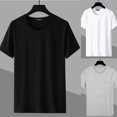 thumbnail image 4 of Lefu Mode Hommes T-Shirts à Manches Courtes Col Rond Ajusté Décontracté, 4 of 7