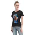 thumbnail image 4 of T-Shirt Basique à Manches Courtes pour Femmes Super Saiyan, 4 of 6