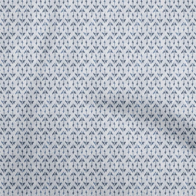oneOone Cotton Poplin Twill Navy Blue Fabric Asian Dabu Craft Projects Decor Fabric Printed By The Yard 56 Inch Wide