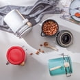 thumbnail image 2 of CUITING Coffee Canisters With Airtight Lids  Ceramic Containers With Lids  Cookie Jars With Lids Airtight Decorative-blue-650ml/23oz, 2 of 9