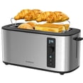 thumbnail image 1 of Anfilank Long Slot 4 Slice Toaster, Countdown Timer, 6 Browning Settings, Cancel/Bagel/Defrost Functions, Built-in Warming Rack, Removable Crumb Tray, Extra-Wide Long Slo, 1 of 8
