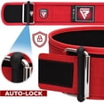 thumbnail image 3 of RDX Weight Lifting Belt 4 Adjustable Back Lumbar Support Bodybuilding, Powerlifting Functional Strength Training Core Exercise Fitness Workout Squats Deadlifts, Home Gym Equipment, 3 of 8