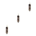thumbnail image 4 of yingyy Wire Wrapped Charm Hanging Pendant Colorful Exquisite Crystal Crafting Necklace Keychains Earrings Accessories Brown 3Set, 4 of 6
