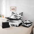 thumbnail image 4 of YST Ensemble de Literie Mignon Flamant Rose, 7 Pcs, Thème Faune Tropicale, Lit Simple, 4 of 4
