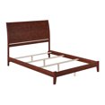 thumbnail image 3 of Portland Queen Solid Wood Foundation Bed in Walnut, 3 of 12