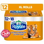 Royale Ultra Strength Paper Towel 12 Rolls, 74 Sheets Per Roll