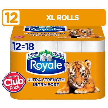 Royale Ultra Fort Essuie-Tout 12 Rouleaux, 74 Feuilles par Rouleau