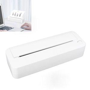 Portable Wireless Printer, Inkless Mobile Printer Support 8.5 X 11in Various Learn Template A4 Paper Size Multi Function  for Office Home School