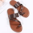 thumbnail image 5 of Cameland Sandales Plates Décontractées Sandales et Pantoufles Style Rétro de Plage Chaussures pour Femmes Grande Pointure, 5 of 5