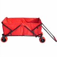 thumbnail image 2 of Impact Canopy Folding Collapsible Utility Wagon, Extra-Large Wagon with All-Terrain Wheels, Red, 2 of 4