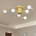 thumbnail image 3 of Luxury Ceiling Light Chandelier Lighting Fixture Near Ceiling Light Dining Room Gold, 3 of 7