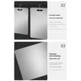 thumbnail image 3 of Estbridg Titanium Cutting Boards - 100% Pure Titanium Cutting Boards for Kitchen - Cutting Edge Hygiene & Durability  Double Sided Large Non Toxic Cutting Board, 3 of 8