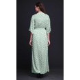 thumbnail image 2 of Bimba Robe Longue Maxi d'Été à Fente Latérale Imprimée de Roses et Renoncules en Rayonne pour Femmes - TTTG, 2 of 6