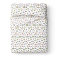 thumbnail image 1 of Mainstays Kids 220TC Cotton Butterfly Queen, 4 Piece Sheet Set, 1 of 8