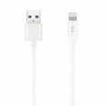 thumbnail image 2 of Blu Element Câble Tressé de Charge/Sync Lightning vers USB-A 4ft Blanc, 2 of 5