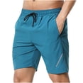 thumbnail image 1 of Diufon Men's Athletic Shorts Drawstring Waisted Outdoor Sport Shorts Spring Summer Hiking Shorts with Pockets, 1 of 3