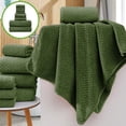 thumbnail image 2 of Sentmoon Bath Towel Set Eight Pieces Of Velvet Square Towel Towel Bath Towel Plain Household Bath Wash Face Wipe Dry Absorbent Soft Household Set Beach Towel Beach Towels, 2 of 7