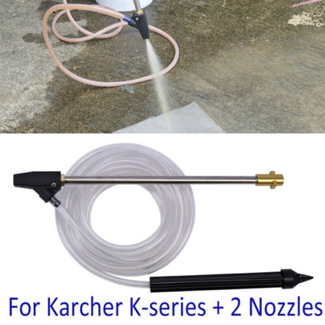 Lance à Sable pour Nettoyeur Haute Pression, Tuyau de Lance à Sablage Humide, Kit de Jet