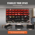 thumbnail image 4 of VEVOR Wall Mounted Storage Bins, 48-Bin Parts Rack Organizer Garage Plastic Shop Tool with Wall Panels, Tool Organizer for Nuts, Bolts, Screws, Other Small Parts, 4 of 8