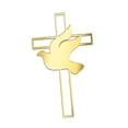 thumbnail image 4 of KLKCMS Cross Cake Topper Religious Gold Acrylic for Baby Shower Christening Baptism C, 4 of 9