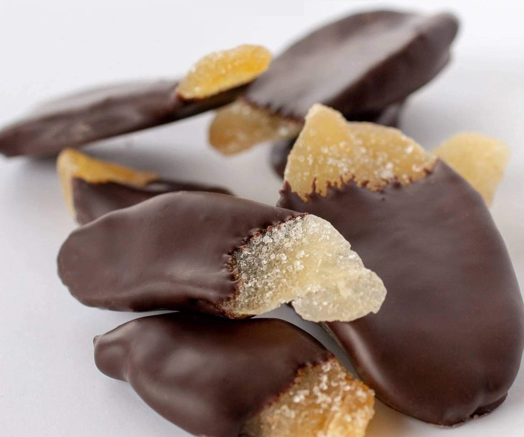 Andy Anand Belgian Dark Chocolate Ginger Half Dipped Gourmet Food Gift Boxed Anniversary Wedding - 1 lbs, Shipped 2nd Day Air