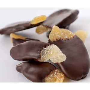 Andy Anand Belgian Gingembre de chocolat noir demi trempé Gourmet nourriture cadeau en boîte anniversaire mariage - 1 lbs, expédiés 2nd Jour Air