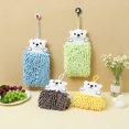 thumbnail image 3 of YAOMOBB Animal Design Hand Towel Cartoon Design Hand Towel Quick Dry Hanging Wipe Towel Reusable Cleaning Home Kitchen Bathroom, 3 of 6