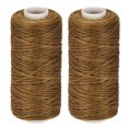 thumbnail image 1 of Unique Bargains Golden Brown Polyester Waxed Leather Sewing Thread, 55 Yards, 2 Pack, 1 of 6