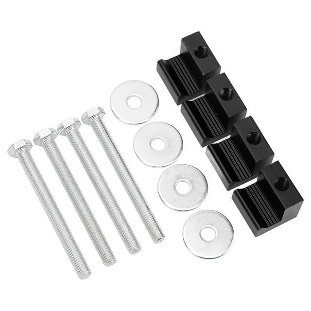 Boîte à Outils Attache, 4 Pcs Boîte à Outils Étanche en Acier Inoxydable pour Camionnette Noir, Rouge