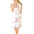 thumbnail image 2 of CPOKRTWSO Robe Midi Décontractée d'Été Sans Manches à Poches Imprimée Florale pour Femmes, 2 of 4