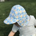 thumbnail image 3 of Kids Quick Dry Breathable Sun Hat Child Sun-proof Adjustable Beach Swim Cap, 3 of 4
