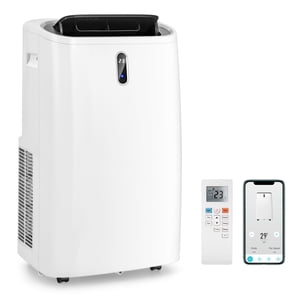 Gymax 12000 BTU portatif Air Conditionneur contrôlé par WiFi Application intelligente & Télécommande