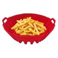 thumbnail image 2 of LCXmlly Mixing Stick High Temperature Resistance Fryer Pan Reusable Silicone Baking Tray Kitchen Supply, 2 of 6