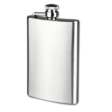 Dvkptbk The Flask Flasque de Poche en Acier Inoxydable 10 Oz pour Hanches, Whisky, Liqueur, Bouchon à Vis, Entonnoirs g