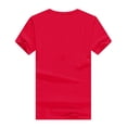 thumbnail image 4 of Birdeem Unisex T-Shirt Printed Pattern Casual Fashion Soild Color Short Sleeve Tops, 4 of 7