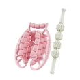 thumbnail image 2 of Siruishop 2 Pcs Rouleau Relaxant pour Fascia, Masseurs, Relaxant Musculaire pour Coude et Mains, Rose, 2 of 8