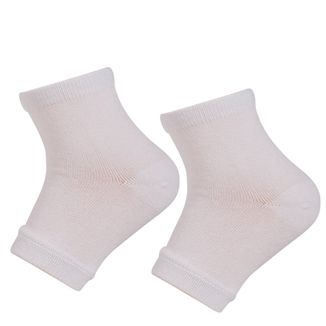 1 Set Gel Heel Socks Woolen Toeless Comfortable Open Toe Silicone Beauty Hosiery Spa Experience Adjustable Ankle Kit for Summer Type 1