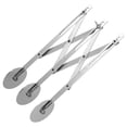thumbnail image 1 of TIELUTT Wheel Cutter Expandable Pizza Cutter Stainless Steel Dough Japanese Kitchenware Bowls Tasty Kitchenware Set Kitchenware Set Stainless Cooking Utensils Cooking Utensils Set with Holder Stainle, 1 of 8