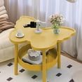 thumbnail image 4 of Birdeem Table Papillon, Table d'Appoint Portable avec Tablette de Rangement, Conception Multifonctionnelle à 2 Niveaux pour Salon, Chambre, Bureau, 4 of 9
