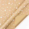thumbnail image 1 of PVCS Holiday Reversible Wrapping Paper Bundle, Rustic Christmas (Pack of 1, 145 sq. ft. ttl) Five-pointed Star, 1 of 6