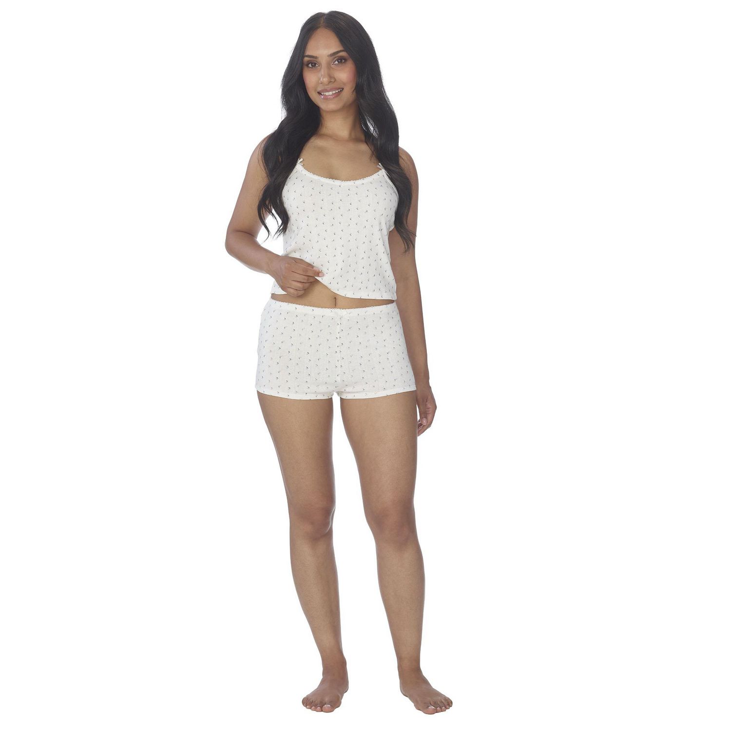 Secret vêtements de nuit Short boyfriend en pointelle