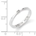thumbnail image 3 of SS White Ice Bague Diamant.03ct. Taille 8, 3 of 3