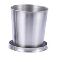 thumbnail image 2 of HOZADOIE The Cup Home Essentials Steel Travel Telescopic Collapsible Shot Glass Emergency Pocket Cup, 2 of 7