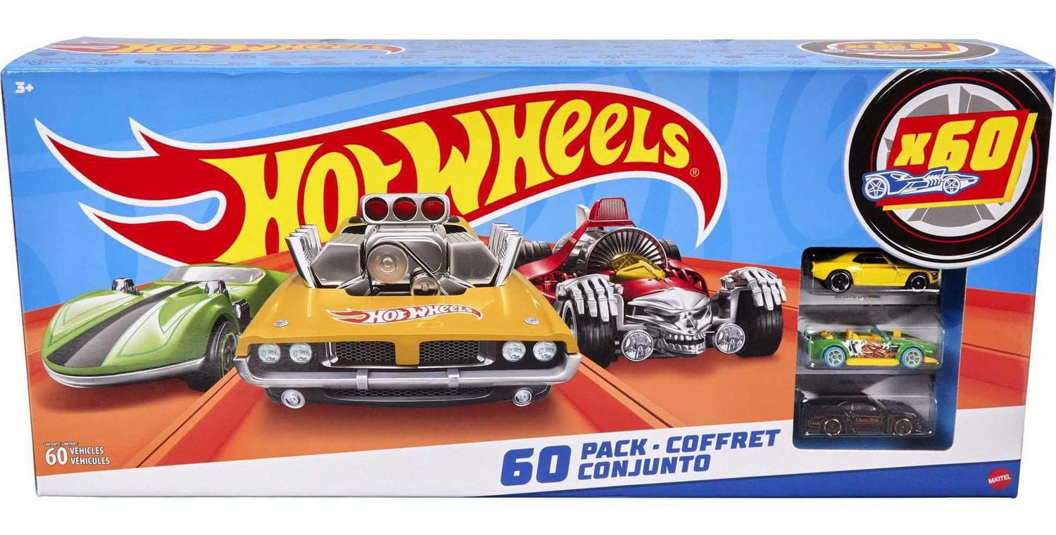 加*美様 Hot Wheels ミニカーセット 66台セット ショートカード多数 Hot Wheels 60-Pack 1:64 Scale Die-Cast Toy Cars & Trucks (Styles