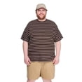 thumbnail image 1 of T-shirt ample à rayures George Plus pour hommes, 1 of 6